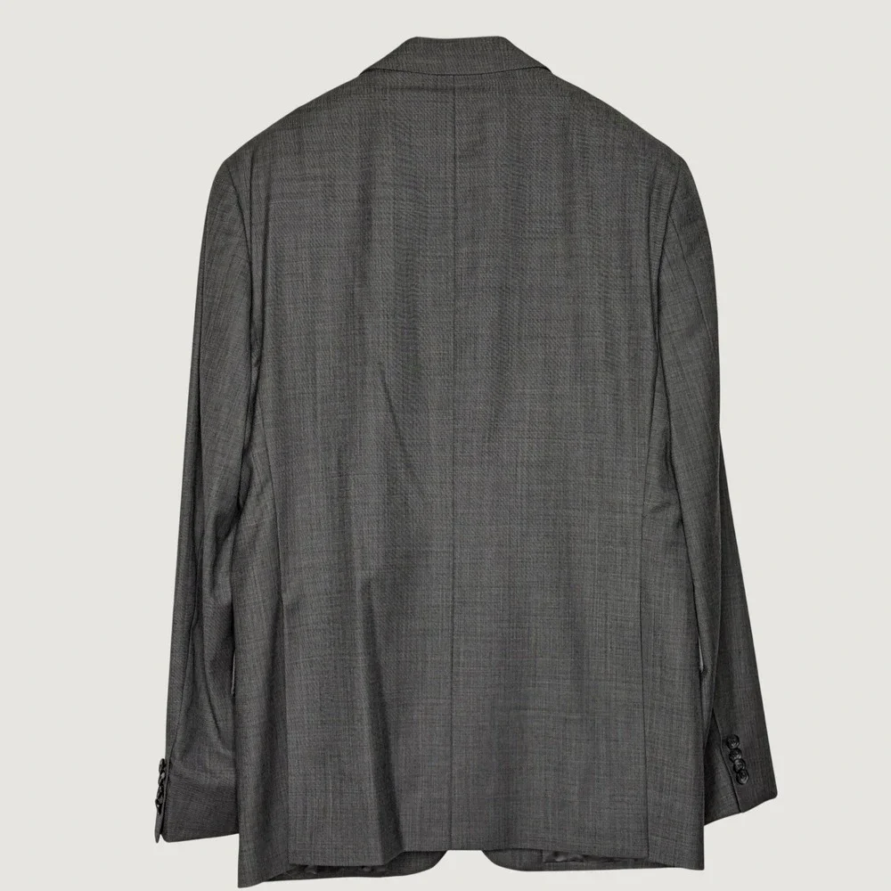 Joseph Abboud Blazer Mens 40R Slim Fit Grey Tollegno Italian Wool‎ Sport Coat